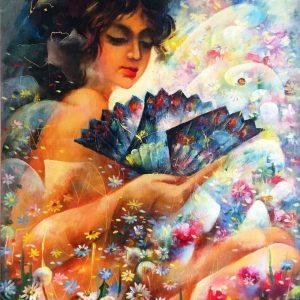Girl with Fan